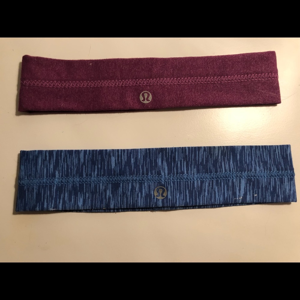 2 new never worn lululemon headbands